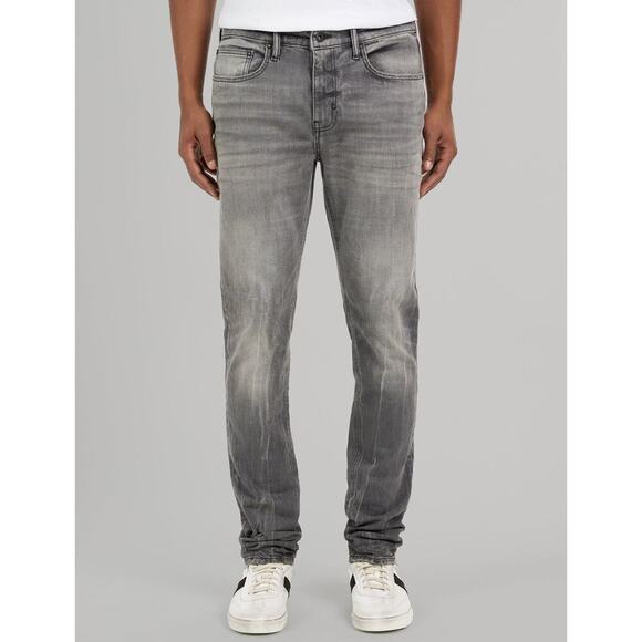 PRPS Windsor Soundness Skinny Stretch Fit Distressed Tapered Grey Jeans - Picture 10 of 11